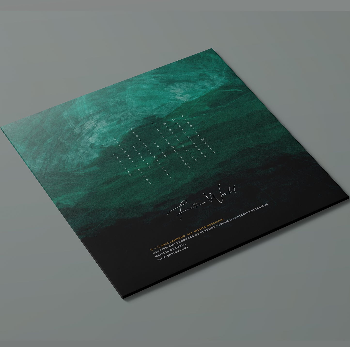 Fiction World - Limited Edition 'Deep Green' 12" Vinyl LP