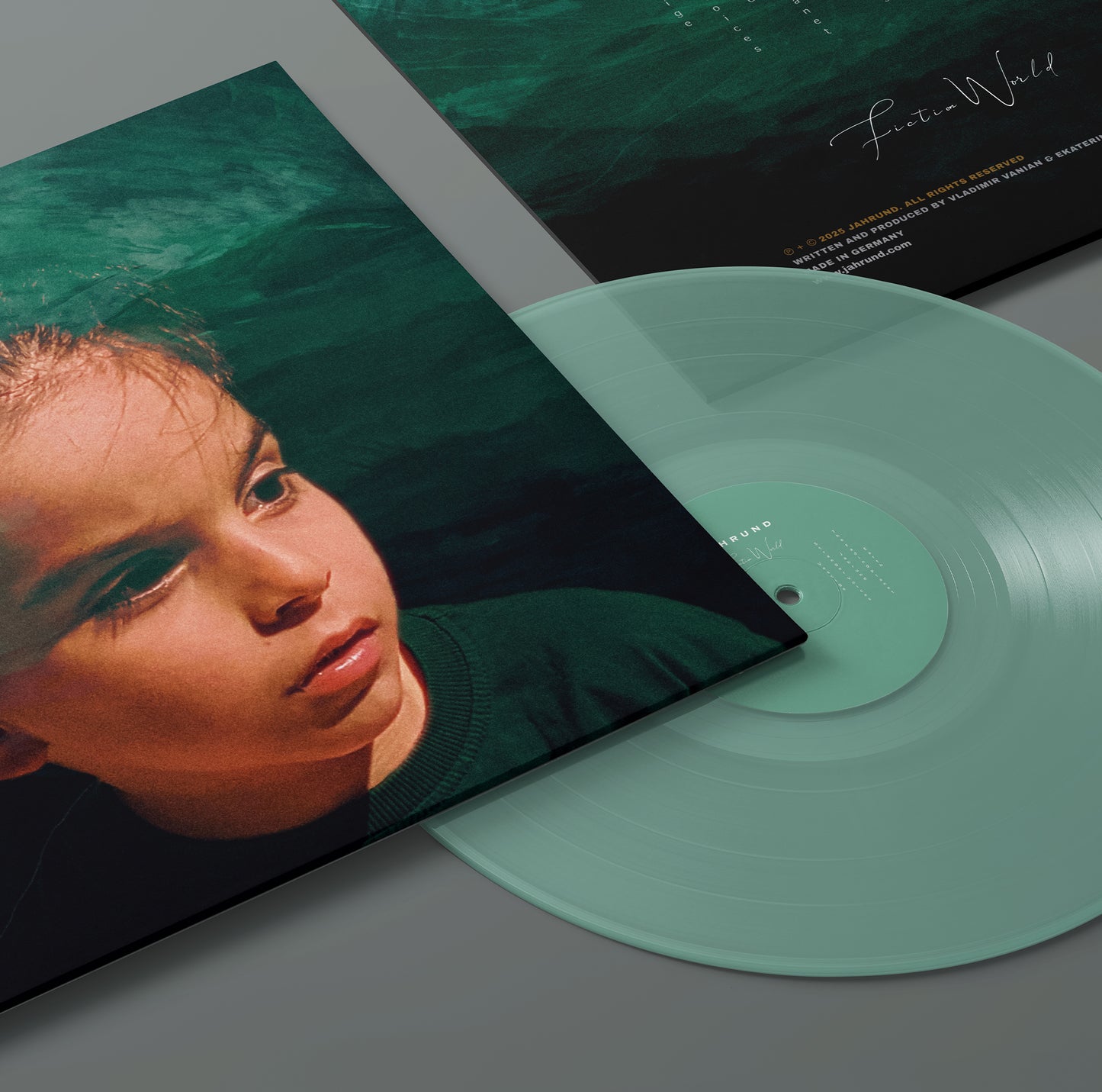 Fiction World - Limited Edition 'Milky Mint Translucent' 12" Vinyl LP