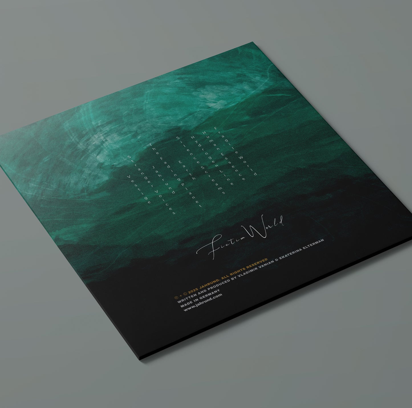 Fiction World - Limited Edition 'Milky Mint Translucent' 12" Vinyl LP