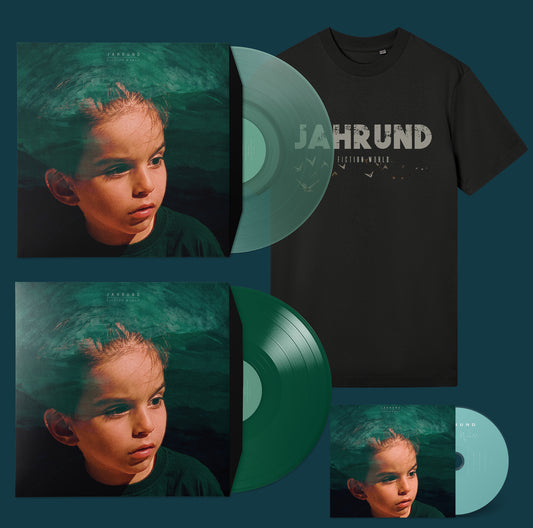 Fiction World - Deluxe bundle: Milky Mint LP + Deep Green LP + T-Shirt+ CD