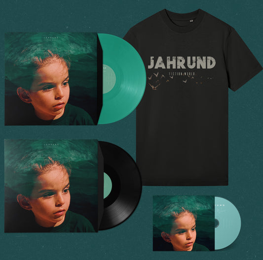 Fiction World - Deluxe bundle: Lagoon Green LP + Classic Black LP + T-Shirt+ CD