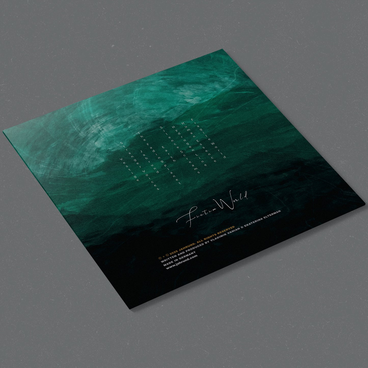 Fiction World - Limited Edition 'Deep Green' 12" Vinyl LP