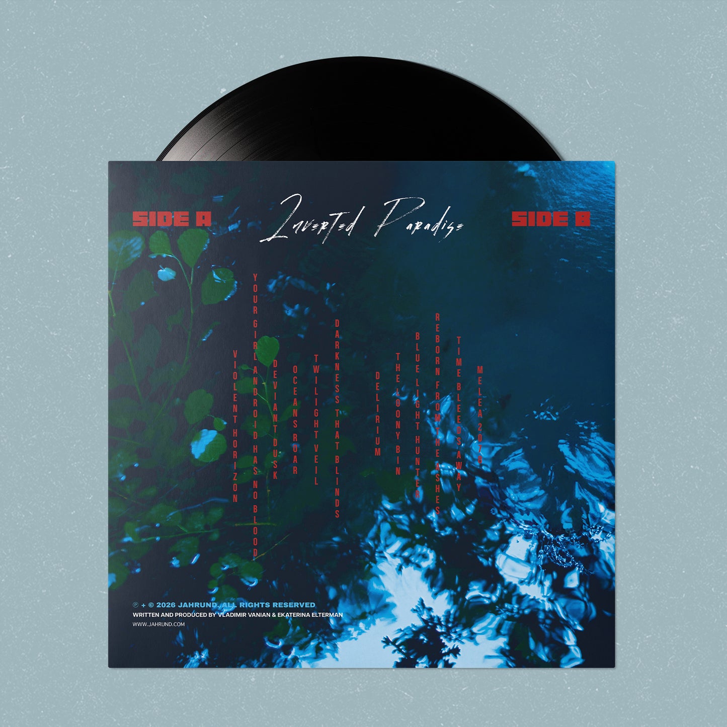 Inverted Paradise - Classic Black 12" Vinyl LP + Lyric Inlay